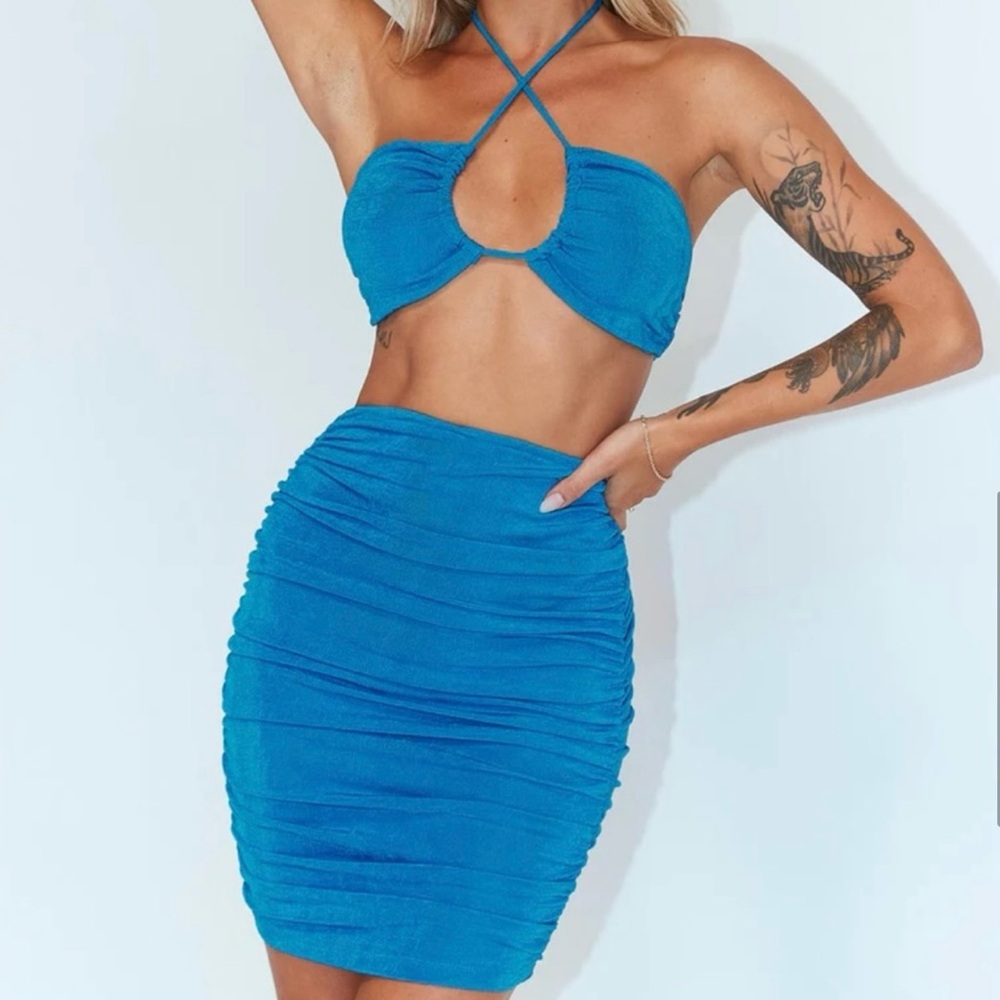 Princess Polly Athena Set in Blue